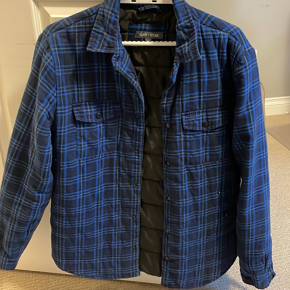 Blue Flannel Jacket